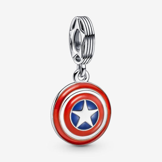 Charm Colgante Escudo Capitán América